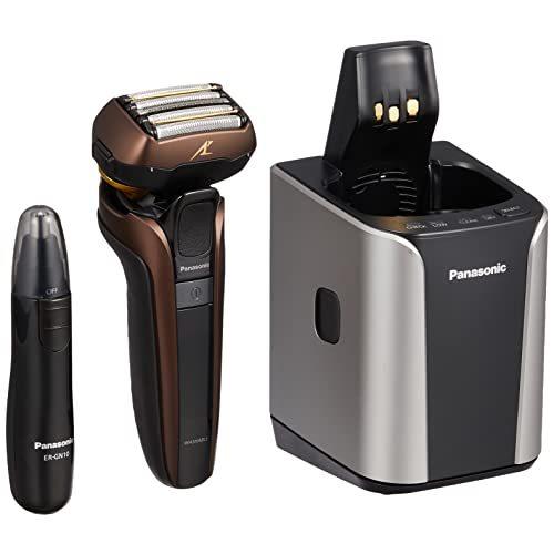 パナソニック ラムダッシュ メンズシェーバー 5枚刃 メンズグルーミングキット 洗浄機付き ES-NLV7DKT