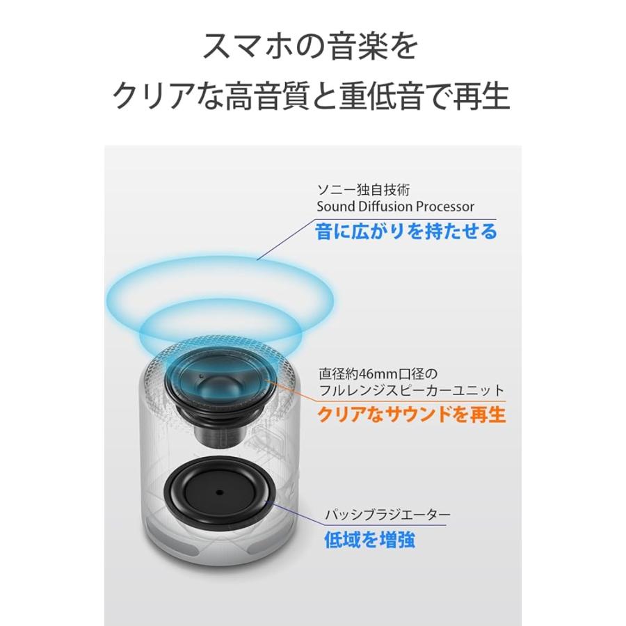 SONY（ソニー） SRS-XB100 ブルー ワイヤレスポータブルスピーカー