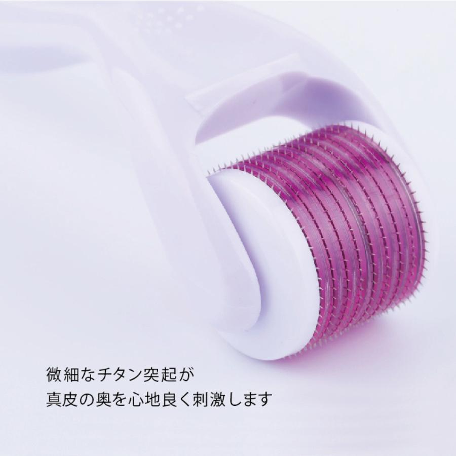 美容ローラー ダーマローラー 美顔器 マイクロニードル 毛穴ケア 美肌 しわ ニキビ痕 0.25mm 0.5mm 1.0mm 送料無料｜lifehancer｜02