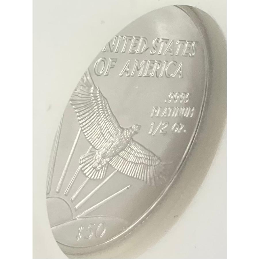 2007年 アメリカ プラチナ イーグル 50ドル 1/2oz リバティ NGC社鑑定