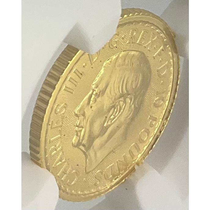 2023年 イギリス ブリタニア ロイヤルミント 1/10oz 10ポンド 金貨