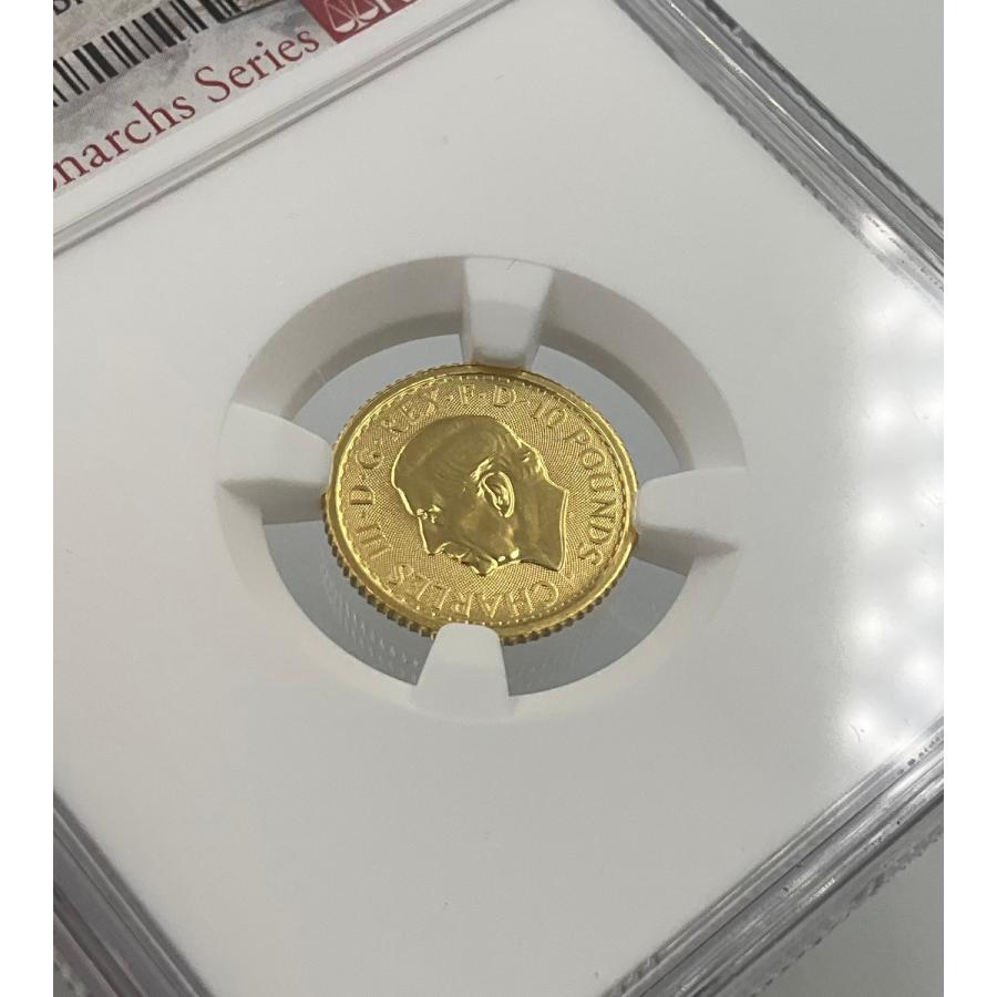 2023年 イギリス ブリタニア ロイヤルミント 1/10oz 10ポンド 金貨