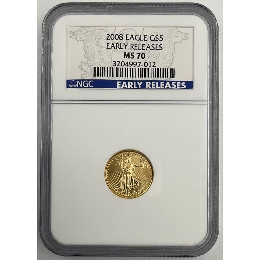 アメリカ合衆国 1/10オンス 金貨 5ドル 自由の女神 鷲の親子 ジェム