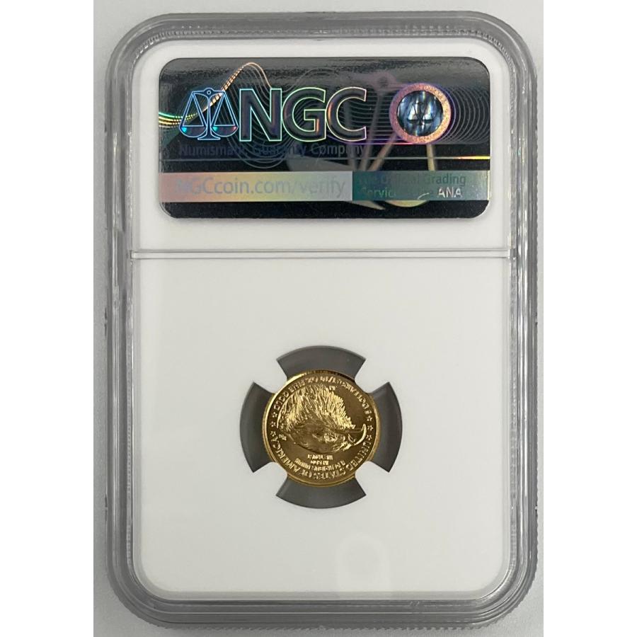 2023年 アメリカ イーグル 金貨 5ドル 1/10oz リバティ NGC社鑑定 MS70