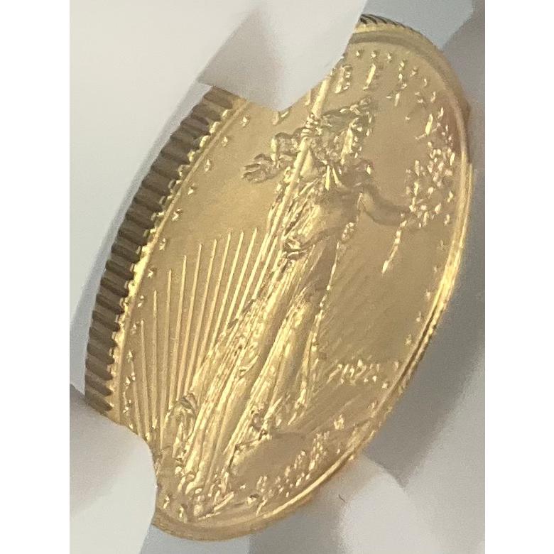 2023年 アメリカ イーグル 金貨 5ドル 1/10oz リバティ NGC社鑑定 MS70