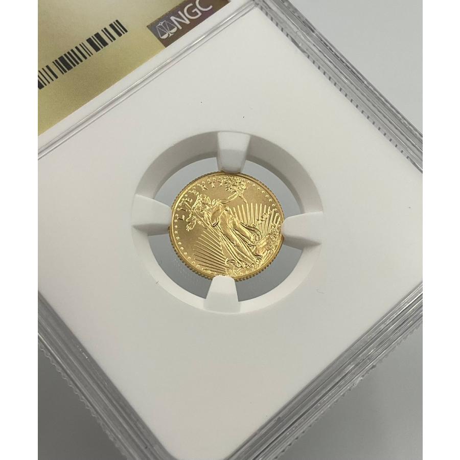 2024年 アメリカ イーグル 金貨 5ドル 1/10oz リバティ NGC社鑑定 MS70