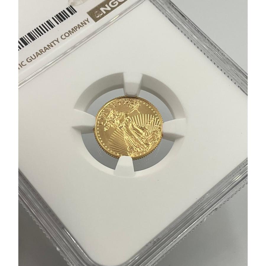 2023年 アメリカ イーグル 金貨 5ドル 1/10oz リバティ NGC社鑑定 MS70