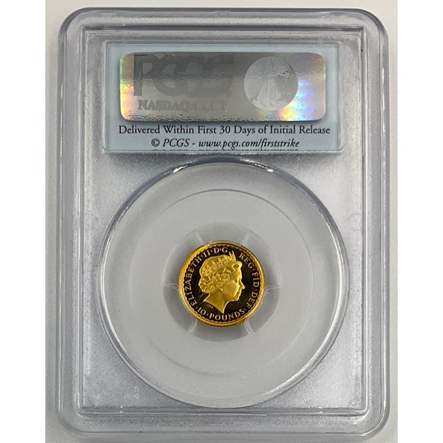 2012年 イギリス ブリタニア ロイヤルミント 1/10oz 10ポンド