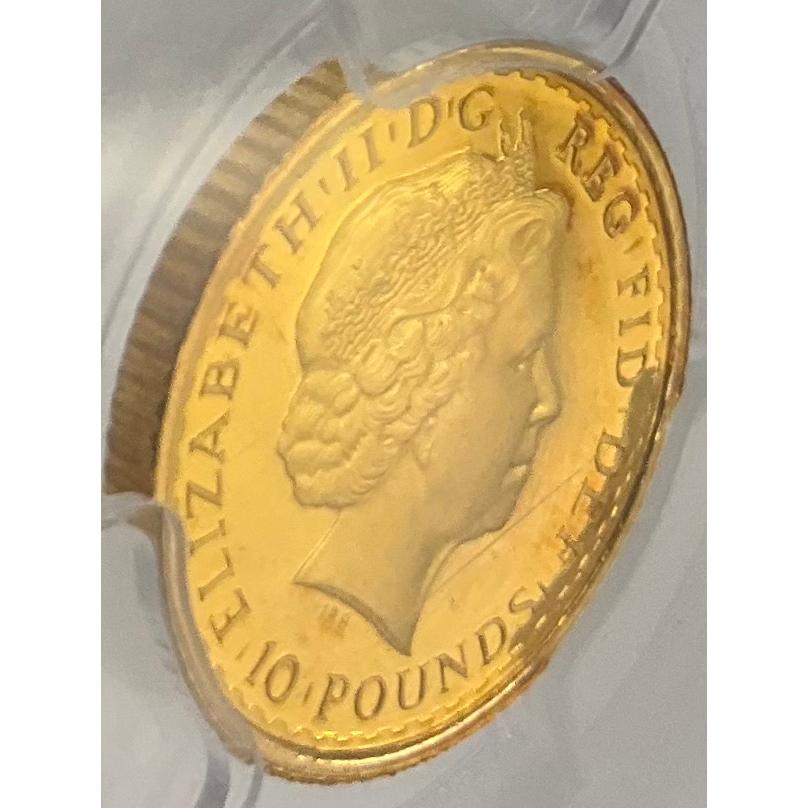 2012年 イギリス ブリタニア ロイヤルミント 1/10oz 10ポンド