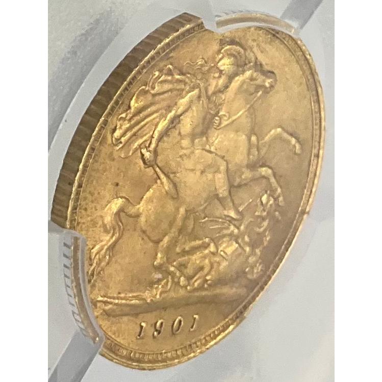 王道金貨！イギリス　ソブリン金貨　ベールドヘッド ヴィクトリア 1897年 1901年 イギリス ヴィクトリア女王 ヴェールドヘッド ロイヤルミント 1