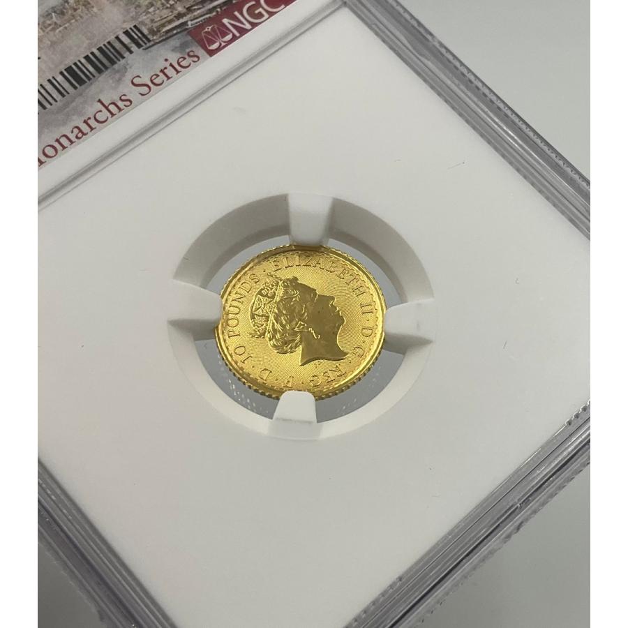 2023年 イギリス ブリタニア ロイヤルミント 1/10oz 10ポンド 金貨