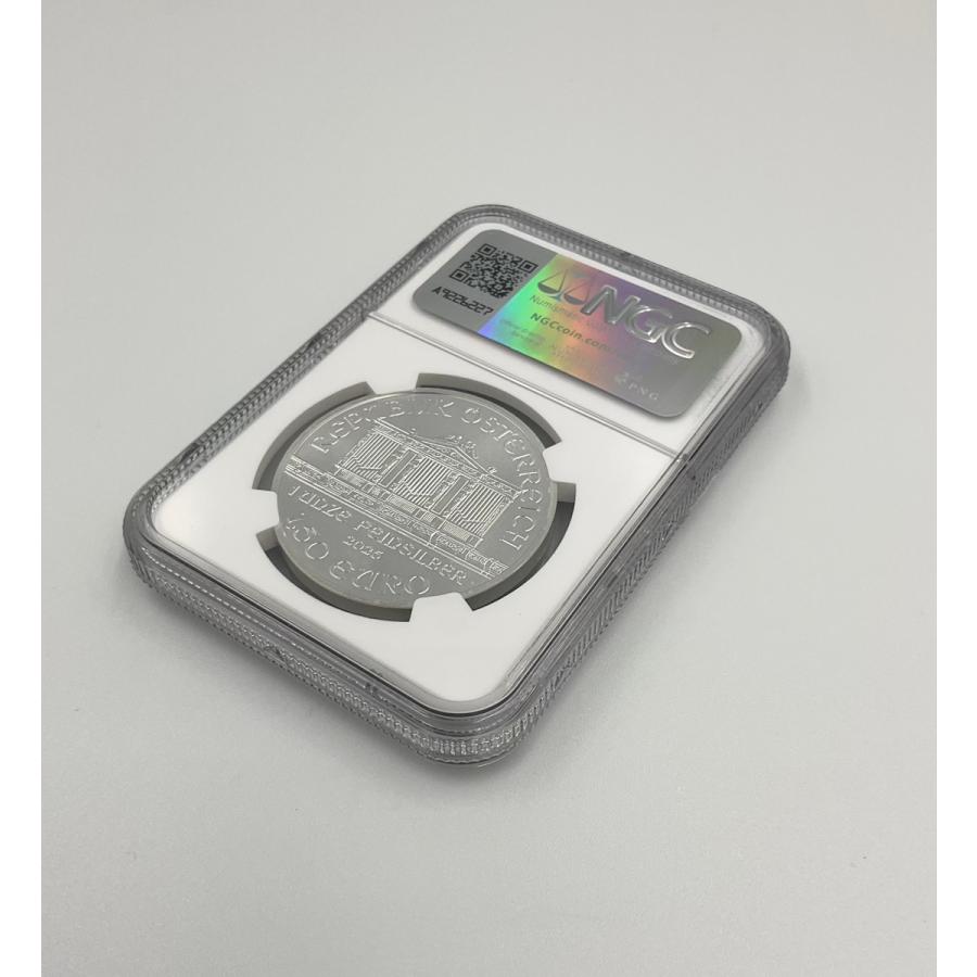 2025年 オーストリア ウィーンフィル 1.5ユーロ 1オンス 銀貨 NGC社