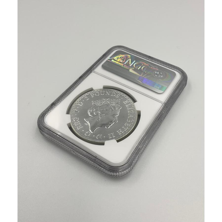 2023年 イギリス ブリタニア ロイヤルミント 1oz 2ポンド 銀貨
