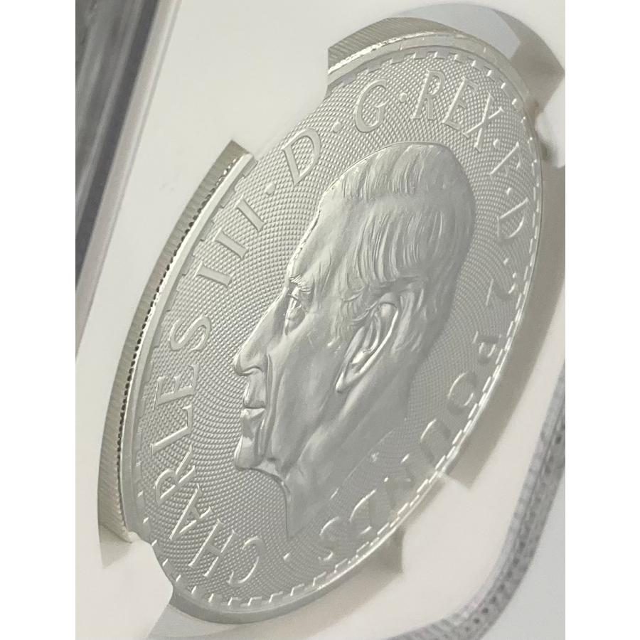 2025年 イギリス ブリタニア ロイヤルミント 1oz 2ポンド 銀貨