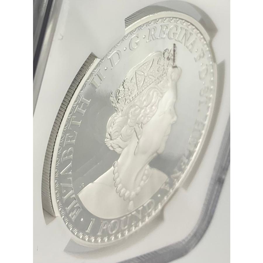 2021年 イギリス ウナとライオン セントヘレナ 1ポンド 1oz 銀貨