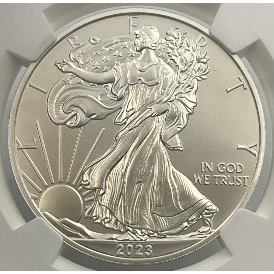 2023年 フィジー ウォーキング リバティ 1oz 1ドル 銀貨 イーグル