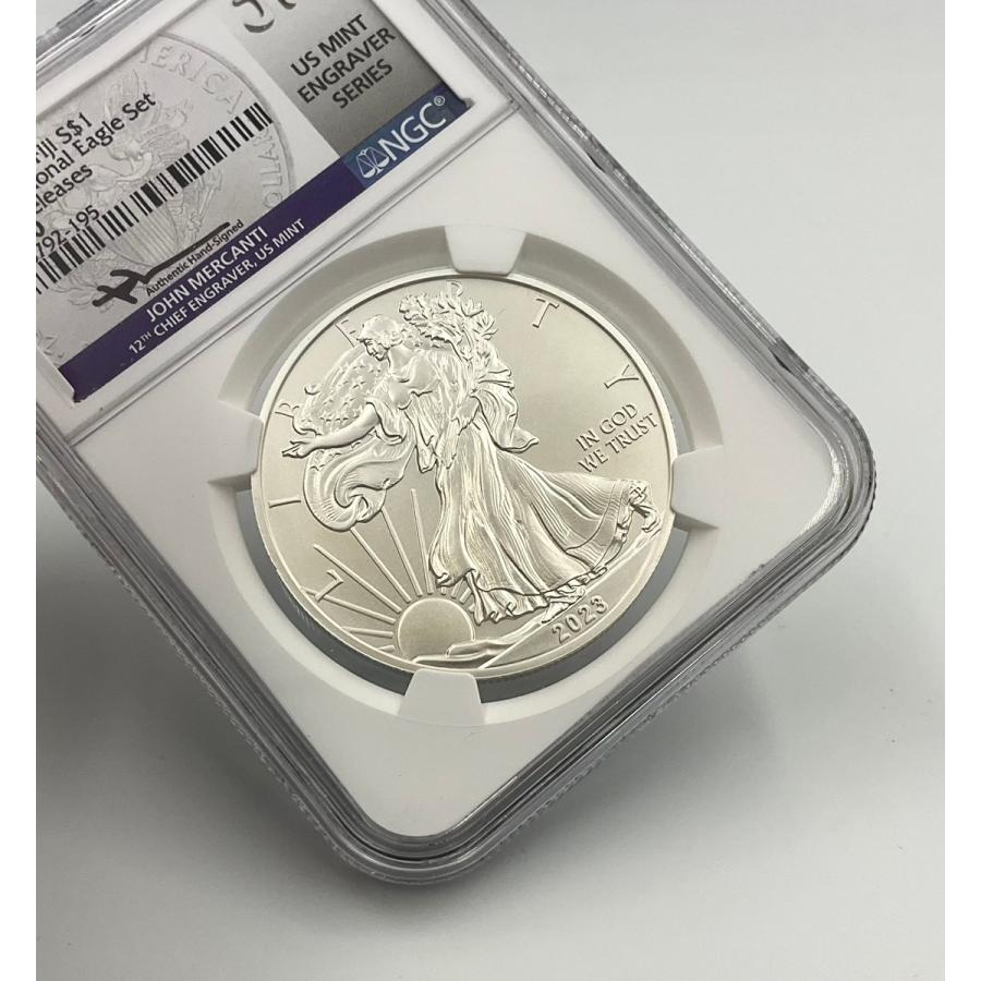 2023年 フィジー ウォーキング リバティ 1oz 1ドル 銀貨 イーグル