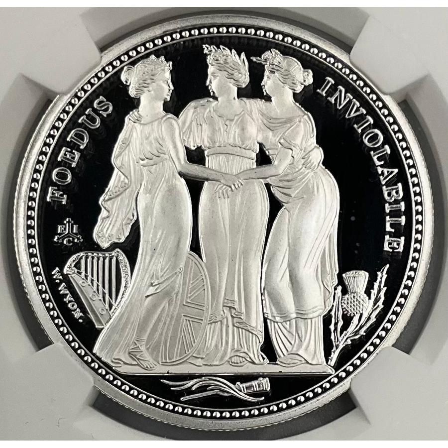 2021年 イギリス スリーグレイセス セントヘレナ 1ポンド 1oz 銀貨