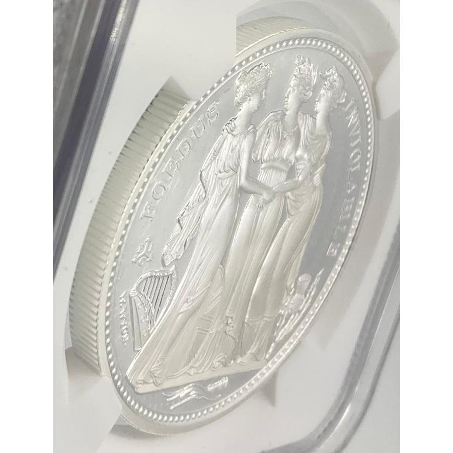 2021年 イギリス スリーグレイセス セントヘレナ 1ポンド 1oz 銀貨