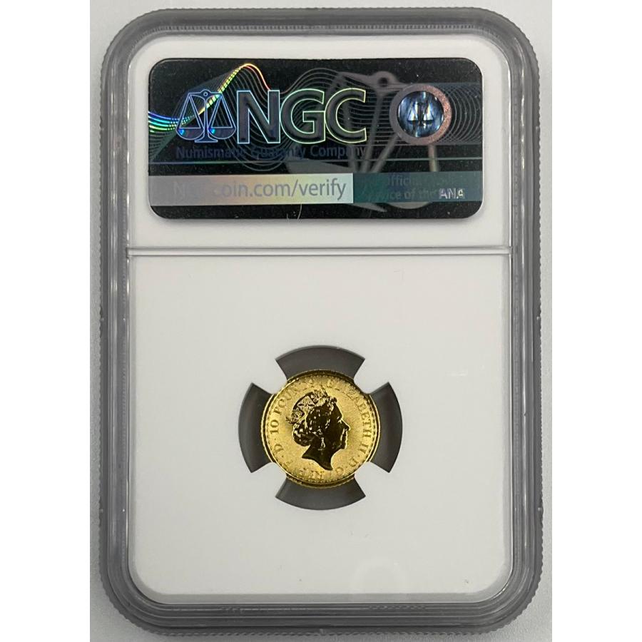 2023年 イギリス ブリタニア ロイヤルミント 1/10oz 10ポンド 金貨