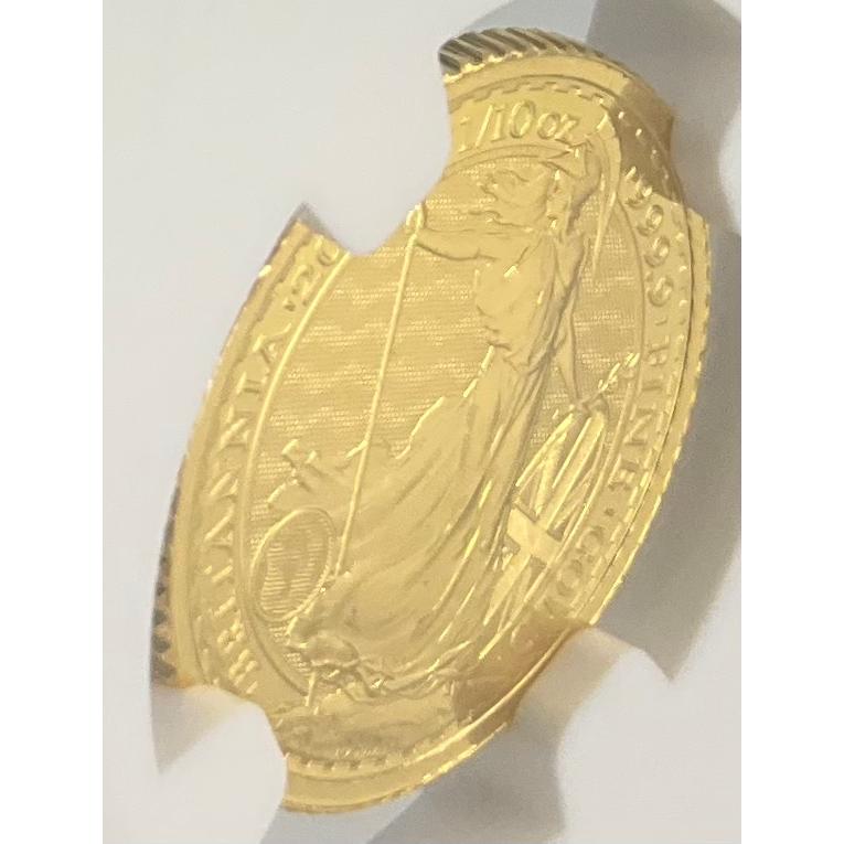 2023年 イギリス ブリタニア ロイヤルミント 1/10oz 10ポンド 金貨