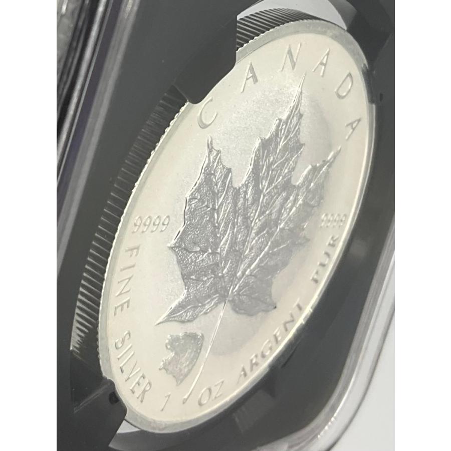 2016年 カナダ メイプルリーフ 1oz 5ドル 銀貨 エリザベス2世 NGC社