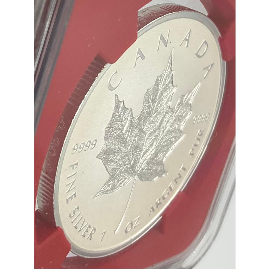 2018年 カナダ メイプルリーフ 1oz 20ドル 銀貨 エリザベス2世 NGC社