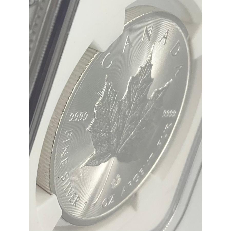 2021年 カナダ メイプルリーフ 1oz 5ドル 銀貨 エリザベス2世 NGC社