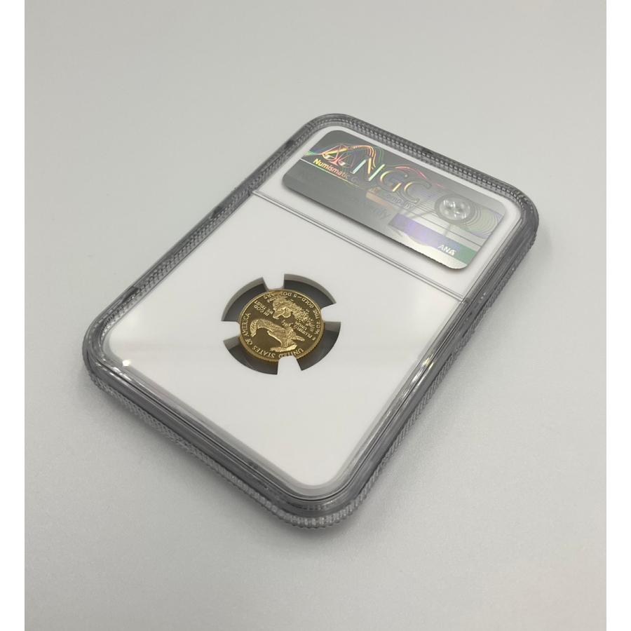 1990年 アメリカ イーグル 金貨 5ドル 1/10oz リバティ NGC社鑑定 PF69