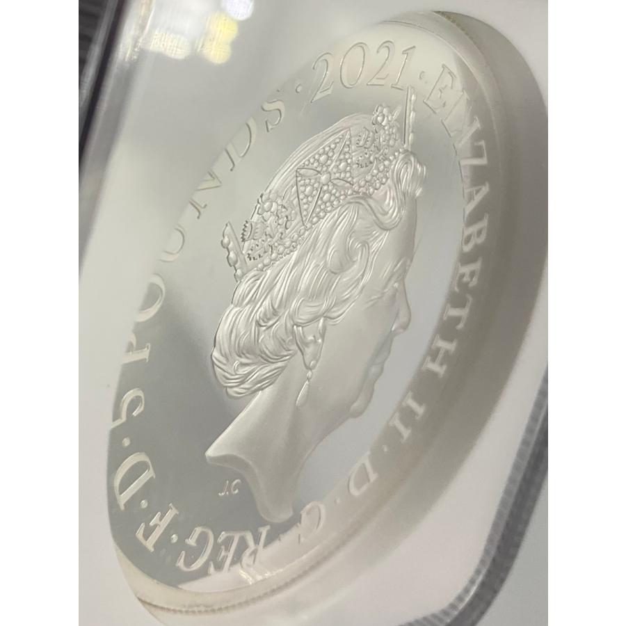 2021年 イギリス ゴシッククラウン ロイヤルミント 5ポンド 2oz 銀貨