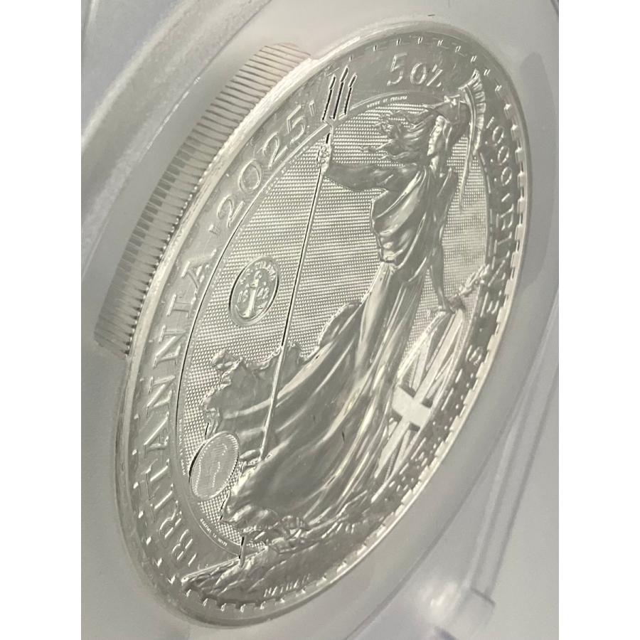 2025年 イギリス ブリタニア ロイヤルミント 5oz 10ポンド 銀貨