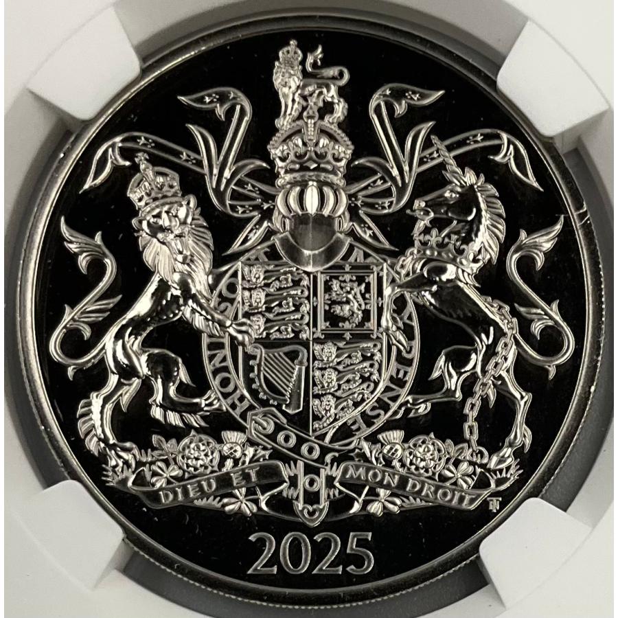 2025年 イギリス ロイヤルアームズ ロイヤルミント 1oz 5ポンド 銀貨