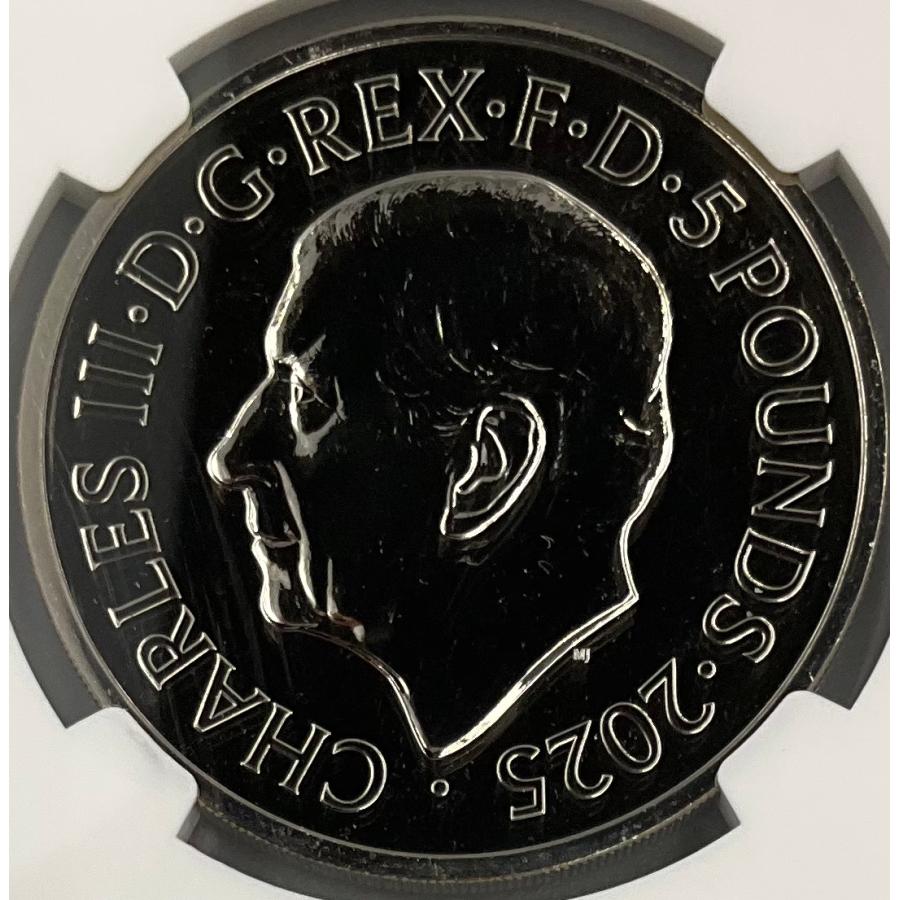 2025年 イギリス ロイヤルアームズ ロイヤルミント 1oz 5ポンド 銀貨