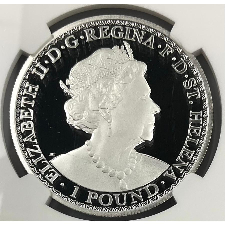 2021年 イギリス ウナとライオン セントヘレナ 1ポンド 1oz 銀貨