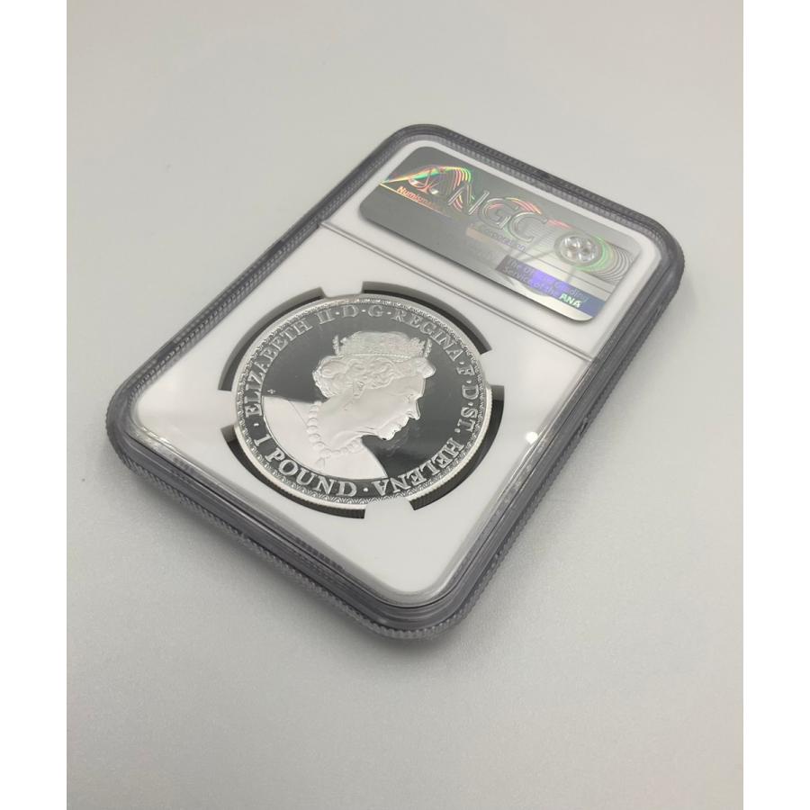 2021年 イギリス ウナとライオン セントヘレナ 1ポンド 1oz 銀貨