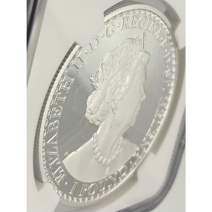 2021年 イギリス ウナとライオン セントヘレナ 1ポンド 1oz 銀貨