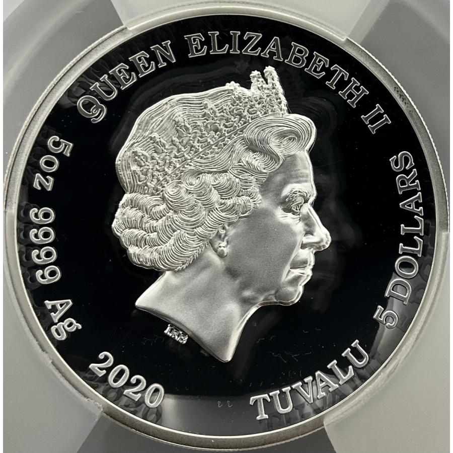 2020年 ツバル 硫黄島の戦い75周年追悼記念 5oz 5ドル 銀貨