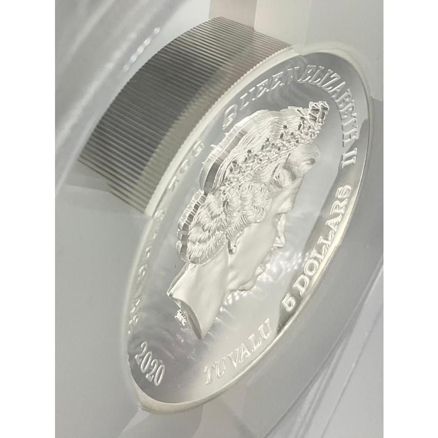 2020年 ツバル 硫黄島の戦い75周年追悼記念 5oz 5ドル 銀貨