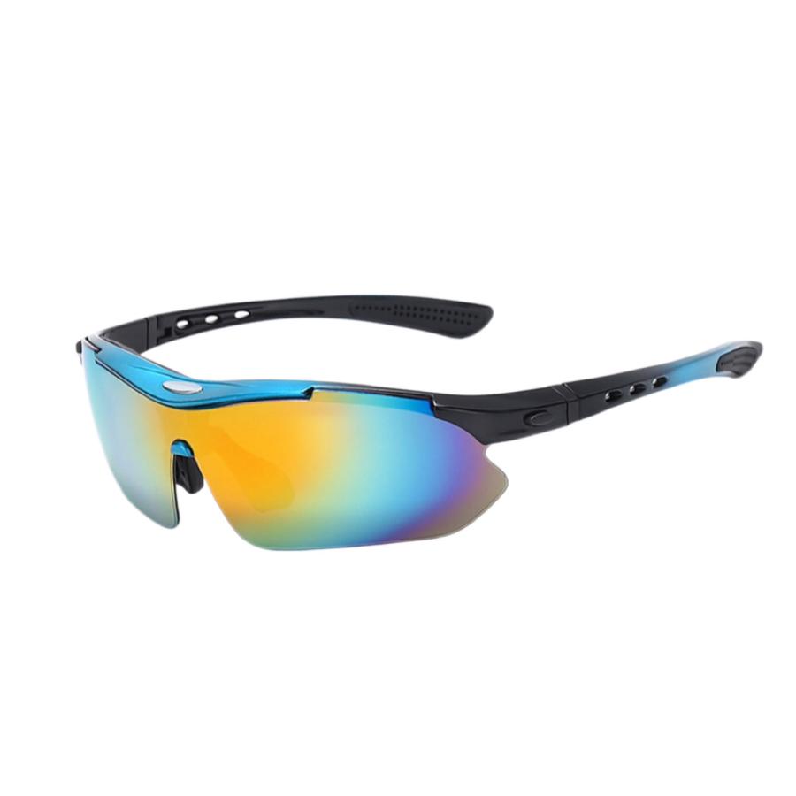 スポーツサングラス 偏光 交換レンズ5枚 サングラス サイクリング