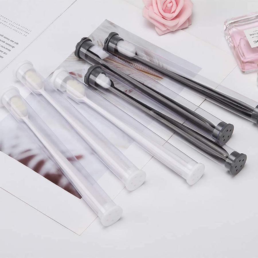 極細毛歯ブラシ 6本セット 歯ブラシ やわらかめ 高密度 コンパクト