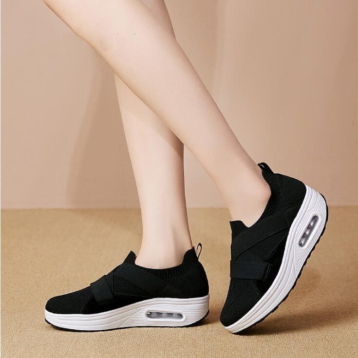 レディースシューズ ウォーキングシューズ 船型底 スリッポン スニーカー レディース ダイエット ウォーキングシューズ おすすめ 歩きやすい 軽量 厚底 美脚 Bwd33 Life Happinss 通販 Yahoo ショッピング