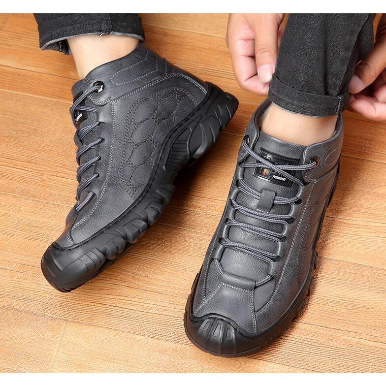 メンズ 防寒シューズ 冬用 防水 防滑 革靴 スノーシューズ スノーブーツ 冬靴 ムートン スノートレーニング 暖かい靴 アウトドア スニーカー雪用靴 Bwd34 Life Happinss 通販 Yahoo ショッピング