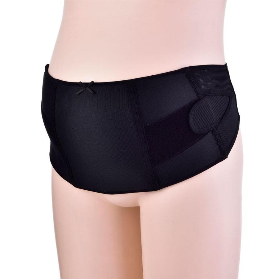 犬印 マタニティ サポートアップ妊婦帯 M ブラック Hb8102a Misomada Eu