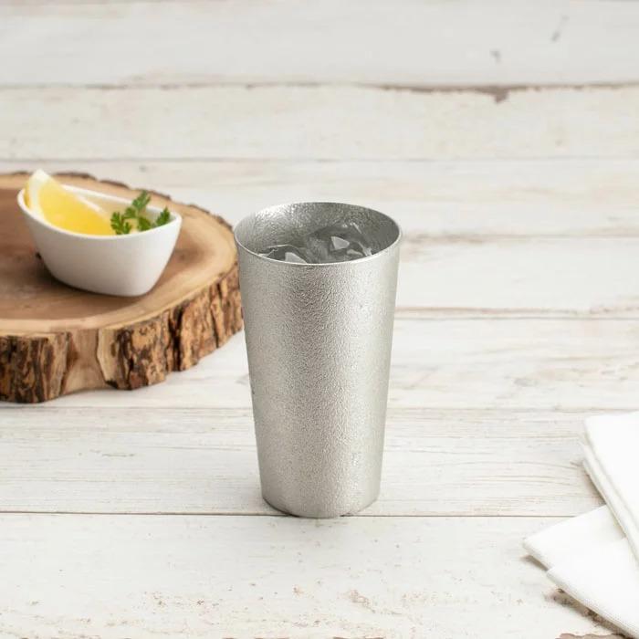 ビアカップ 能作 タンブラー ビールグラス 錫 1個 約270ml おしゃれ 