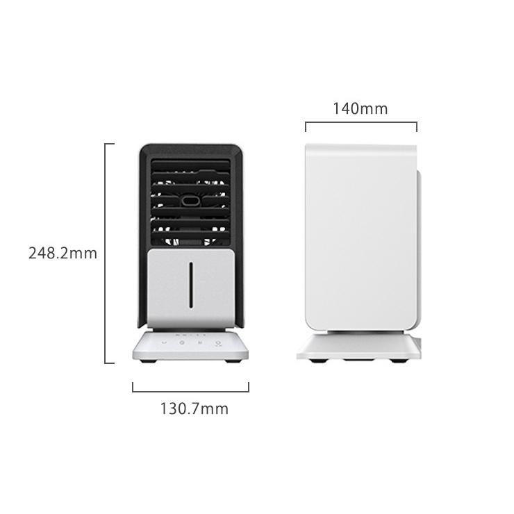 LIFEHIROBA 冷風機 冷風扇 小型 静音 卓上 冷風扇風機 首振り