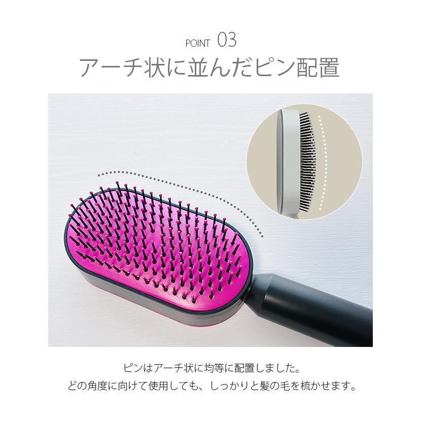 クッションブラシ レディース ヘアブラシ くし 頭皮 髪 ケア