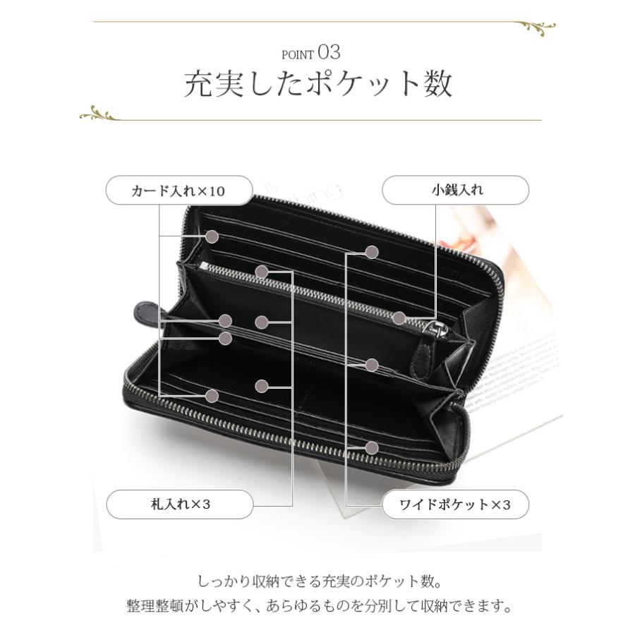 編み込み 長財布 レディース メンズ ラウンドファスナー ロング