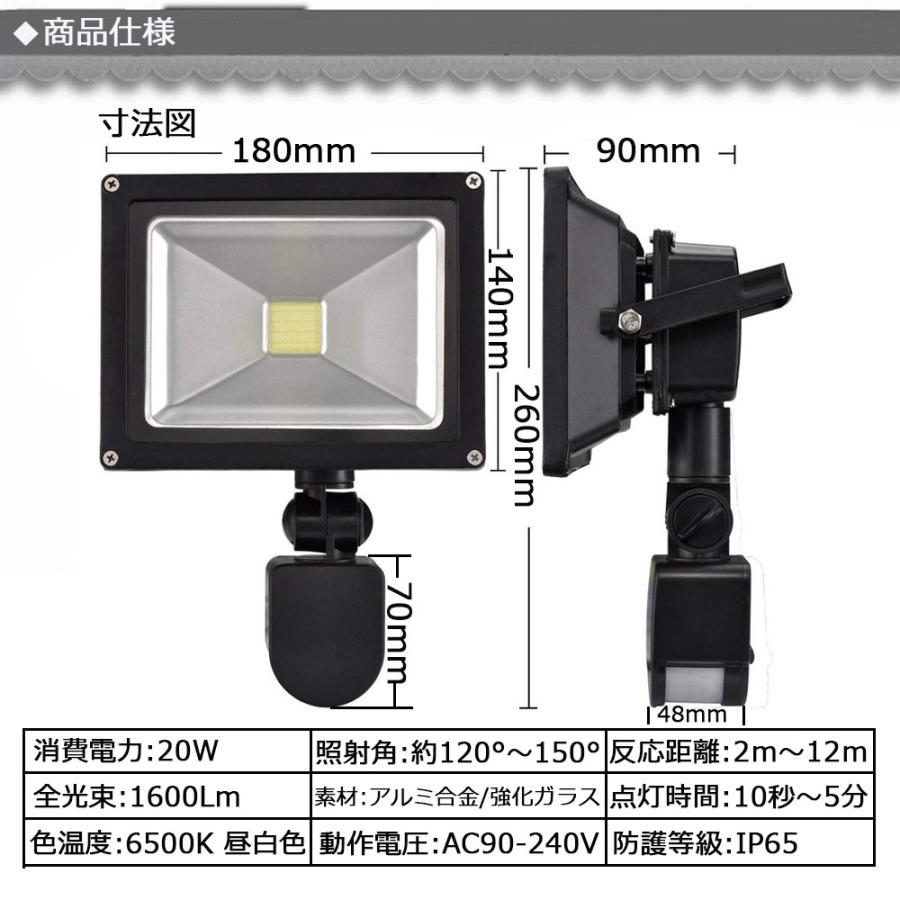 LED 投光器 20W 200W相当 センサーライト 人感 3M配線付 屋外 昼光色 防犯ライト 駐車場 倉庫 防水加工 広角 防水 送料無料 :ALS-AC20W-FSB-W:Life Ideas - 通販 - Yahoo!ショッピング LED 投光器 20W 200W相当 センサーライト 人感 3M配線付 屋外 昼光色 防犯ライト 駐車場 倉庫 防水加工 広角 防水 送料無料 :ALS-AC20W-FSB-W:Life Ideas - 通販 - Yahoo!ショッピング