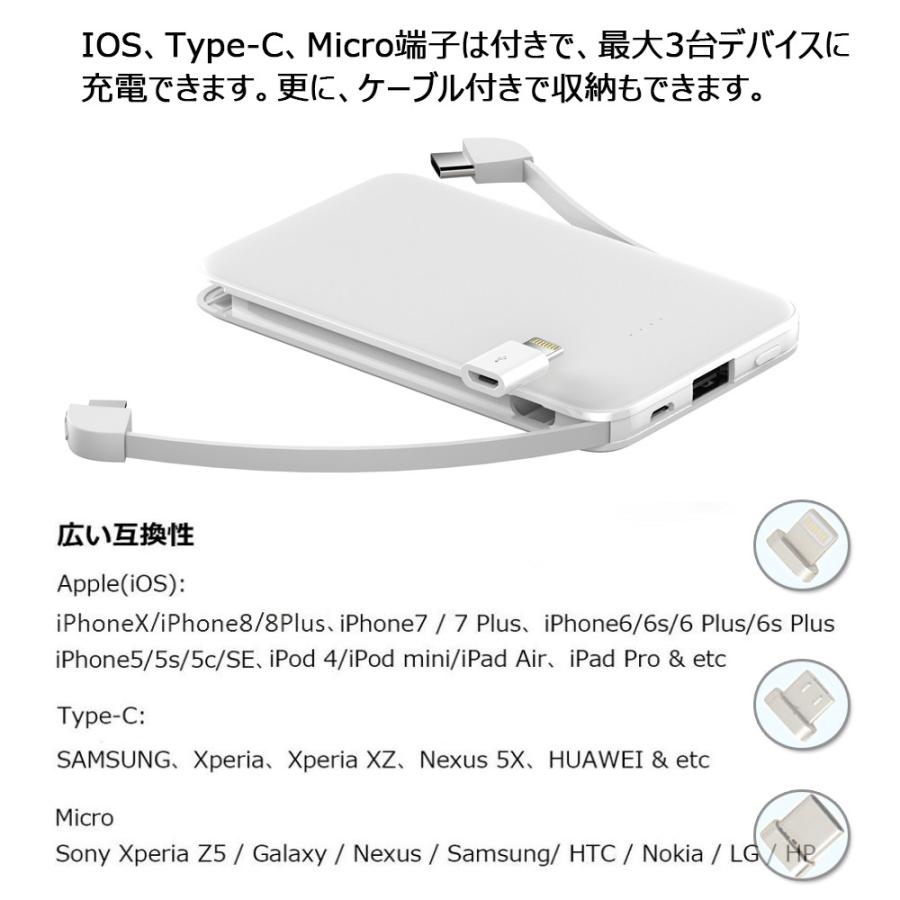 モバイルバッテリー 超軽量 コンパクト ケーブル不要 8000mah 大容量 スマホ充電器 超薄型 3台同時充電 急速充電 超小型 Pl保険 Als Mb007 Li Life Ideas 通販 Yahoo ショッピング
