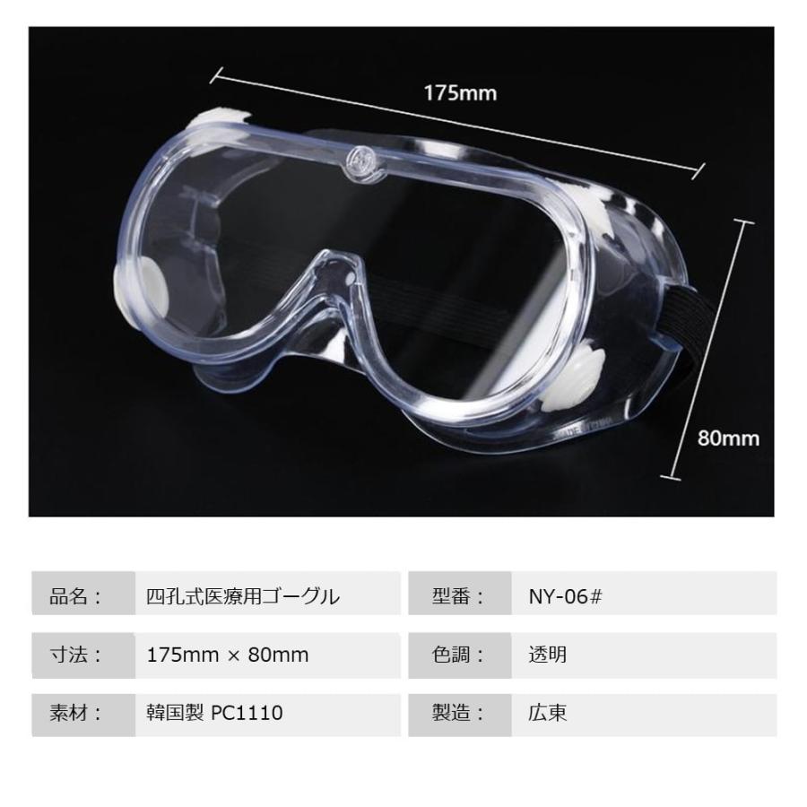 ウイルス対策 花粉メガネ サングラス ソフトタイプ メガネ対応 高密閉 防塵 保護メガネ ゴーグル 男女兼用 3個セット｜lifeideas｜04